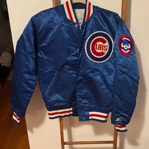 Starter Jacket - Mint Blue Cubs Satin Jacket